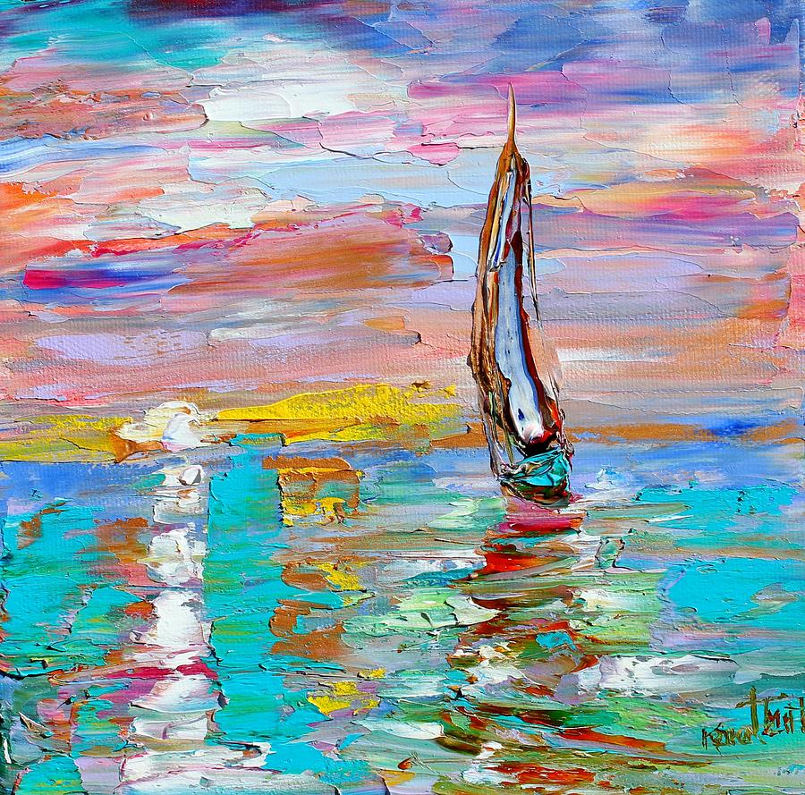 Lazy Days Of Summer Painting by Karen Tarlton Lazy Days Of Summer Painting by Karen Tarlton