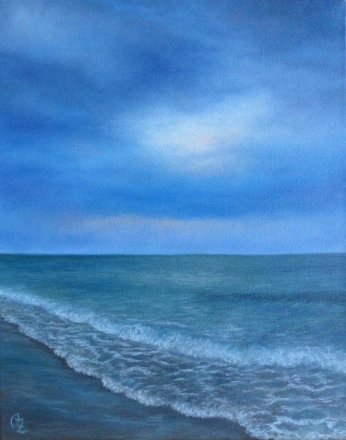 Lazy Waves Painting by Oksana Zotkina | Fine Art America