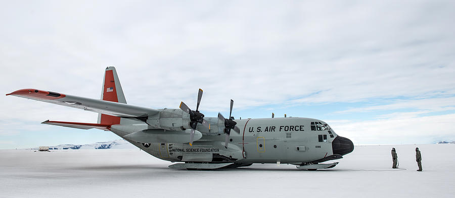 LC-130 Antarctica Photograph by Alasdair Turner