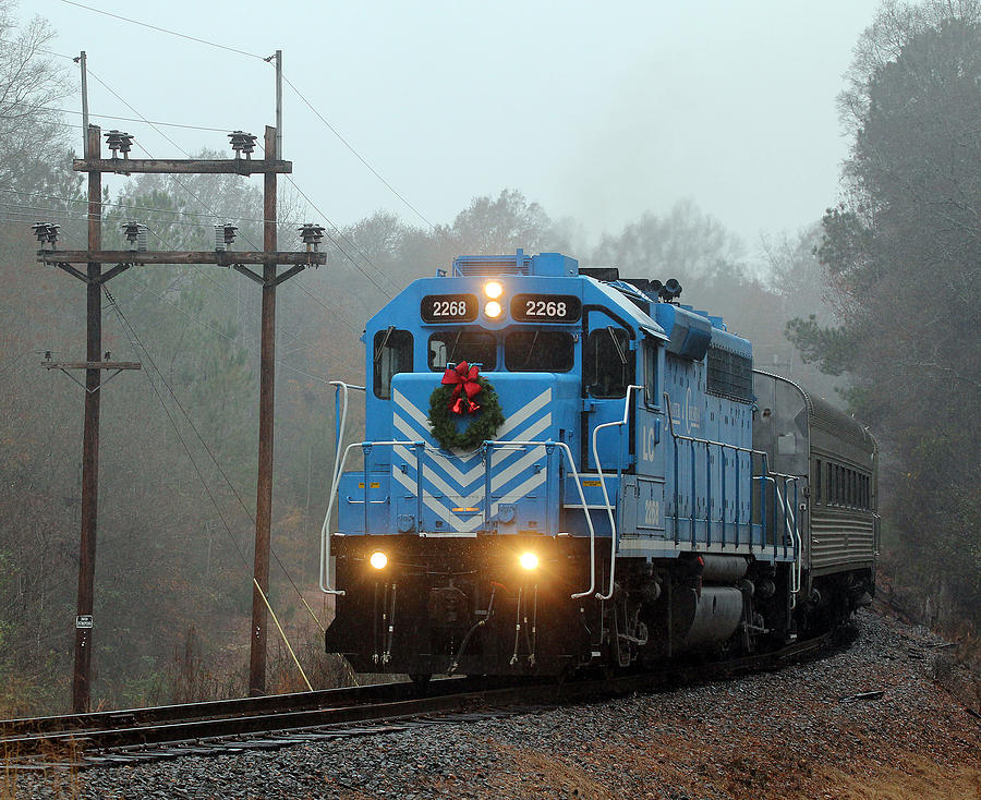LC Santa Train 2014 b Photograph by Joseph C Hinson
