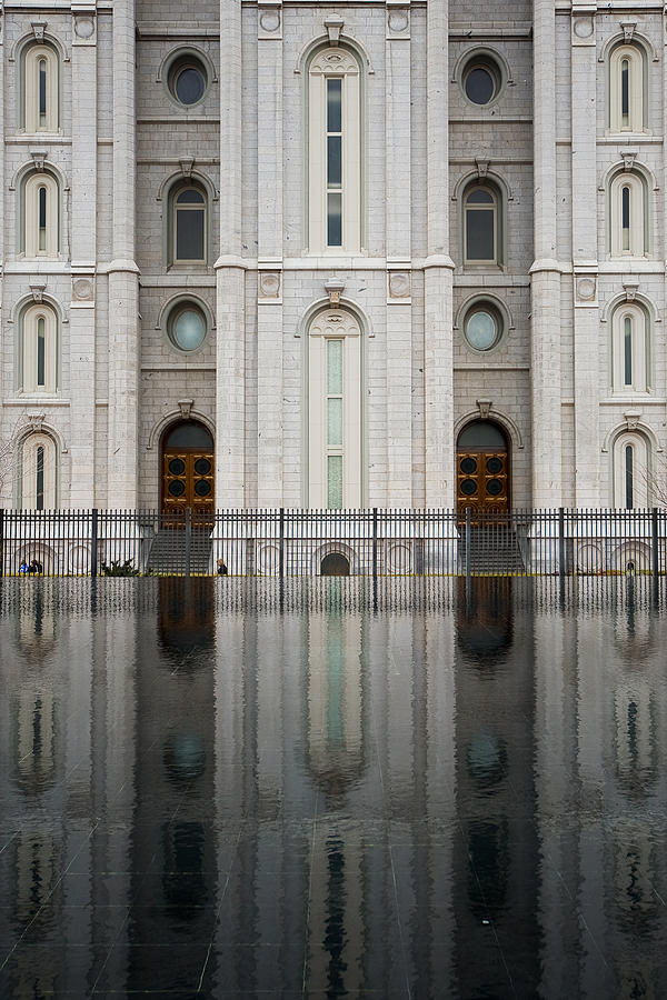 LDS Temple Reflections III Photograph by Chris Moore - Fine Art America