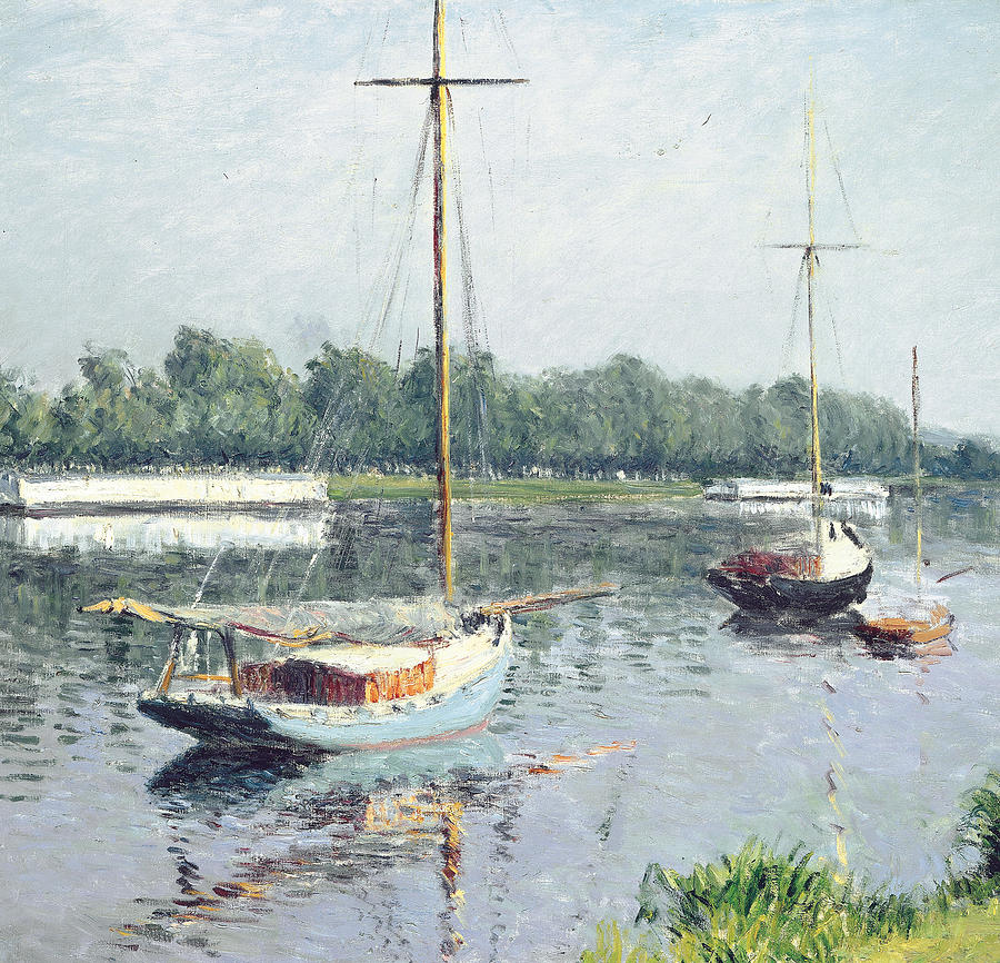Gustave Caillebotte Painting - Le Bassin dArgenteuil by Gustave Caillebotte