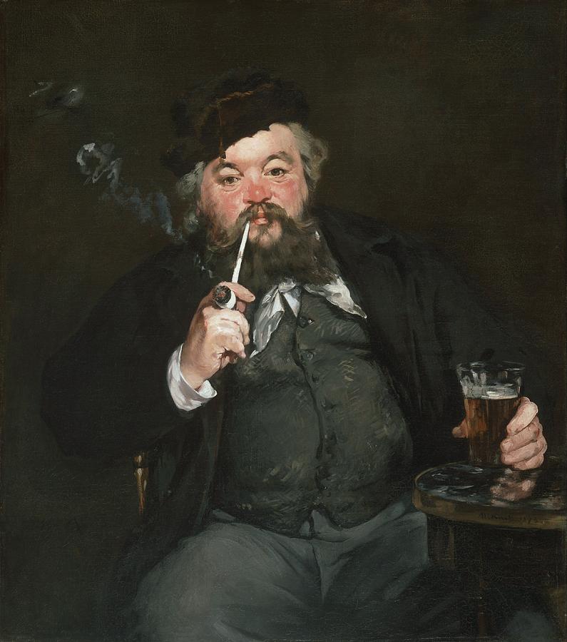 Edouard Manet Painting - Le Bon Bock by Edouard Manet