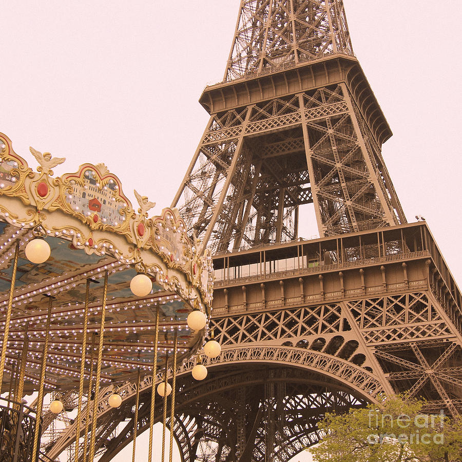 le Carrousel de la Tour Eiffel Photograph by Hermes Fine Art