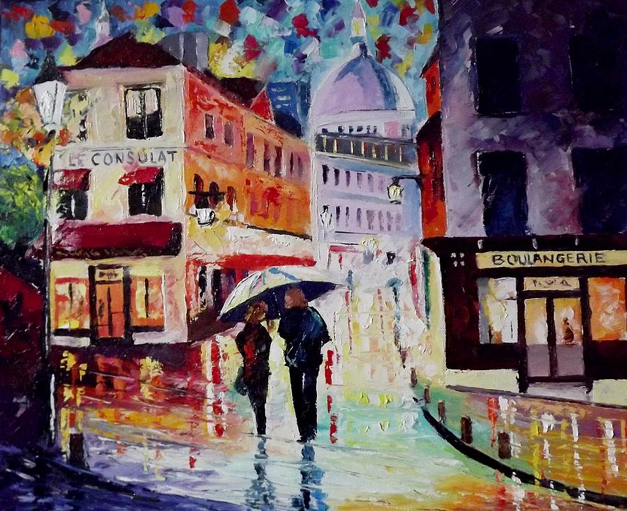 Paris Painting - Le Consulat by Valerie Curtiss