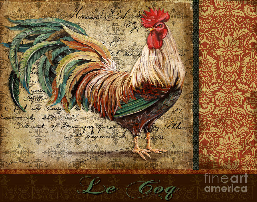 Le Coq-G Painting by Jean Plout