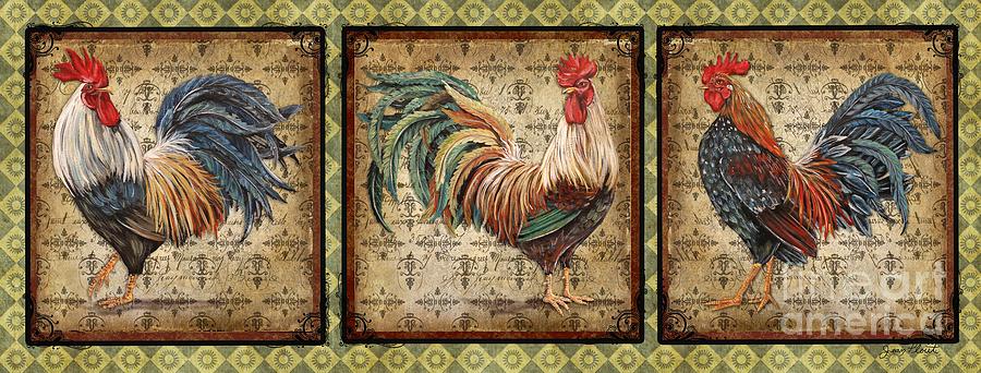 Le Coq Trio-C Painting by Jean Plout