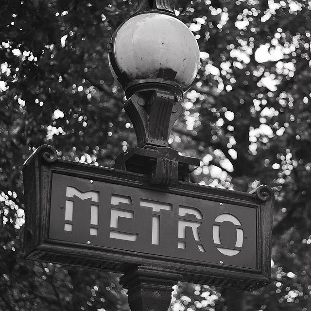 Le Metro. Paris Photograph by Georgia Clare