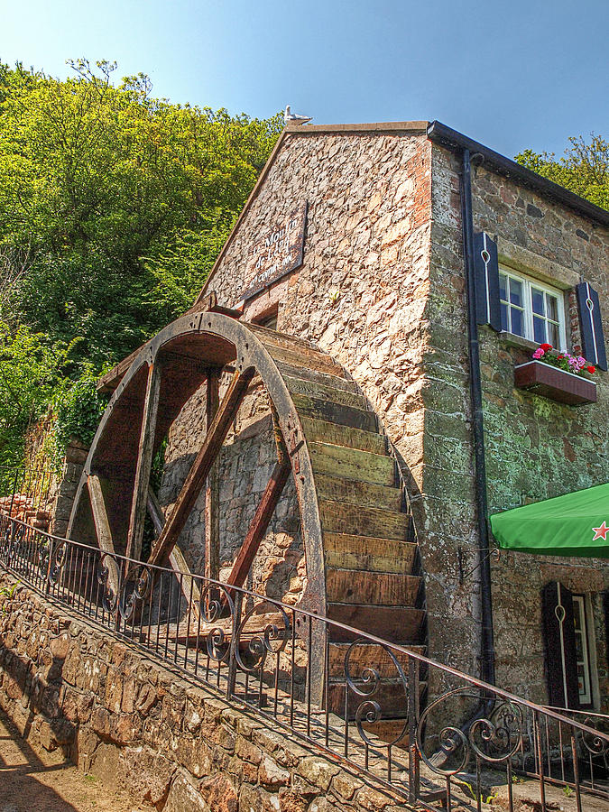 Le Moulin de Lecq Inn Photograph by Gill Billington