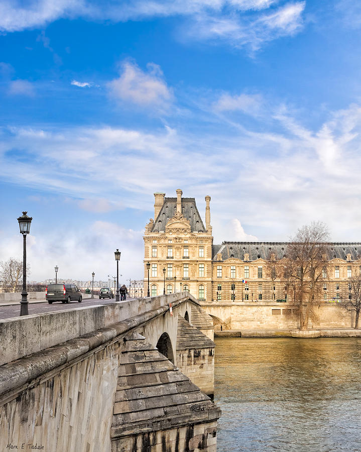 Le Pont Royal And The Louvre - Paris On The River Photograph by Mark Tisdale
