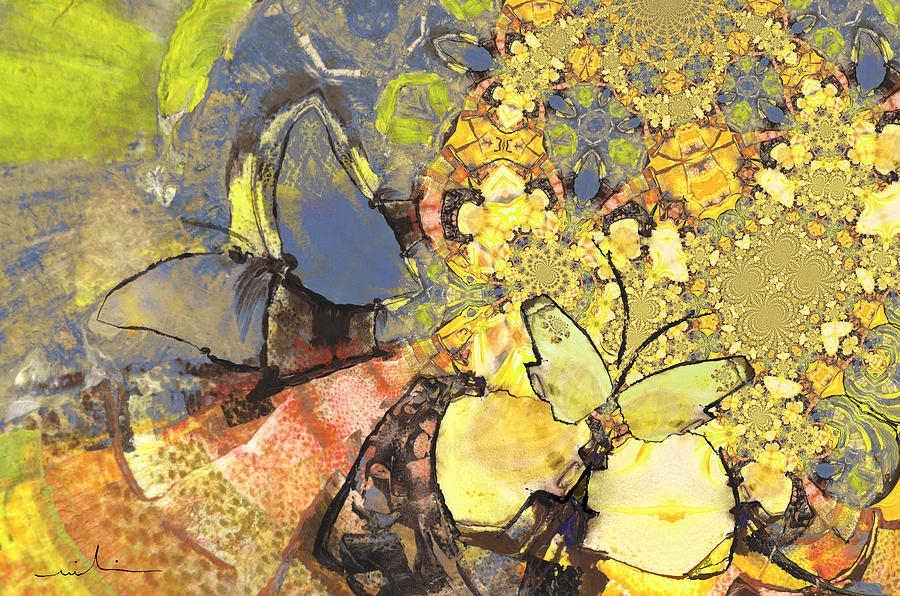 Le Printemps des Papillons Painting by Miki De Goodaboom