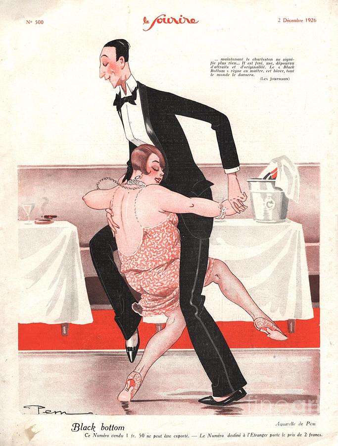 1920s Drawing - Le Sourire 1926 1920s France  Black by The Advertising Archives