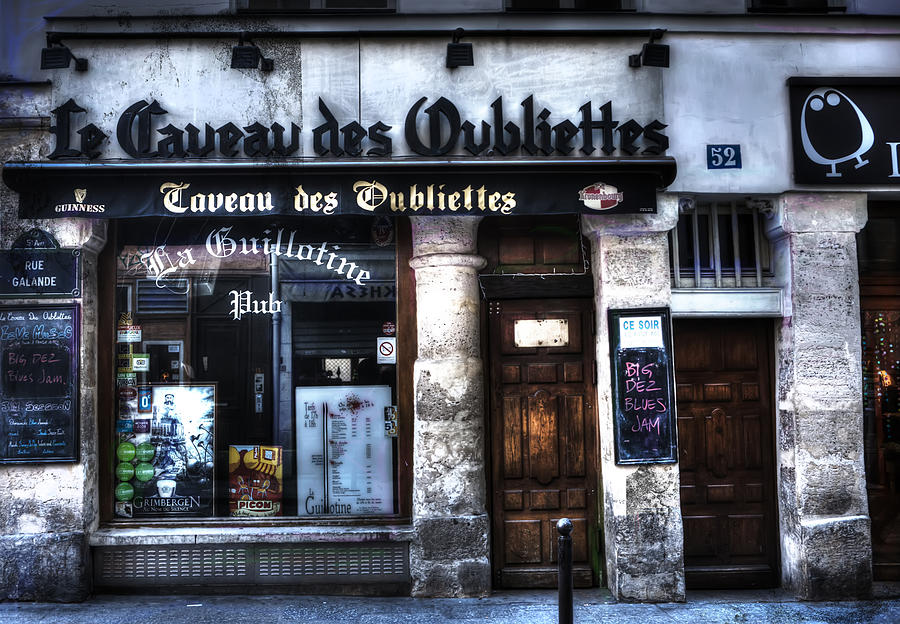 Le Taveau des Oubliettes Paris France Photograph by Evie Carrier