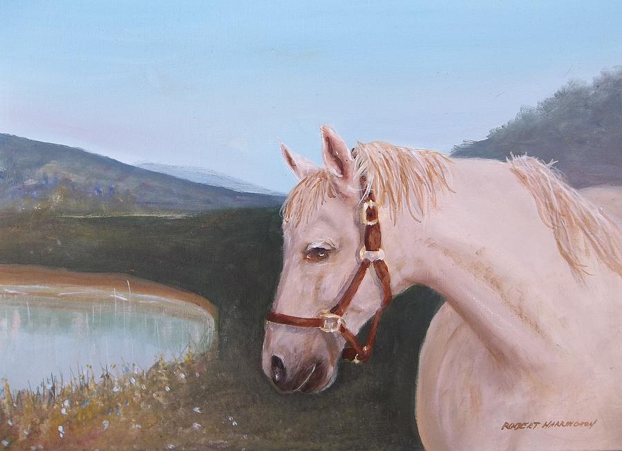 Horse Painting - Lead a Horse by Robert Harrington