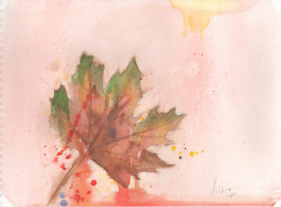Leaf Painting by Jon Munson II