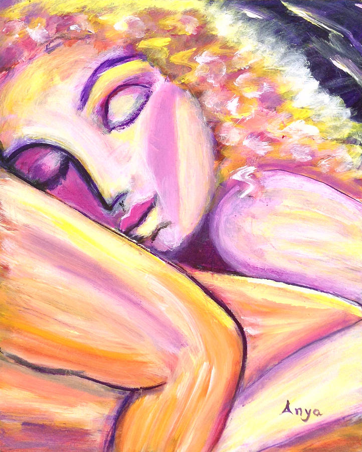 Leaning on You Painting by Anya Heller