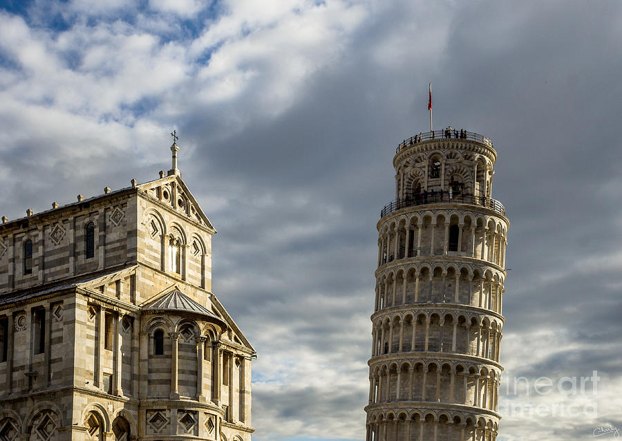 Architecture Photograph - Leaning Tower and Duomo di Pisa by Prints of Italy