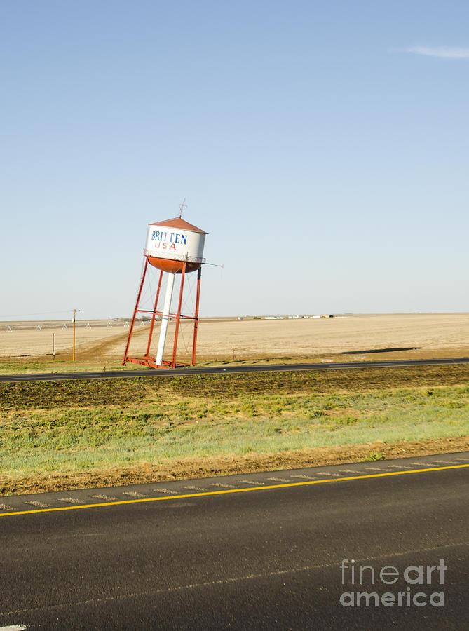 Leaning Tower of Britten Groom Texas Photograph by Deborah Smolinske