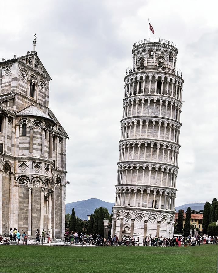 Leaning Tower Of Pisa And Cathedral Photograph by Brian Gadsby