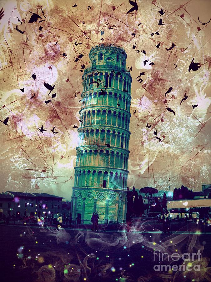 Leaning Tower of Pisa 1 Digital Art by Marina McLain
