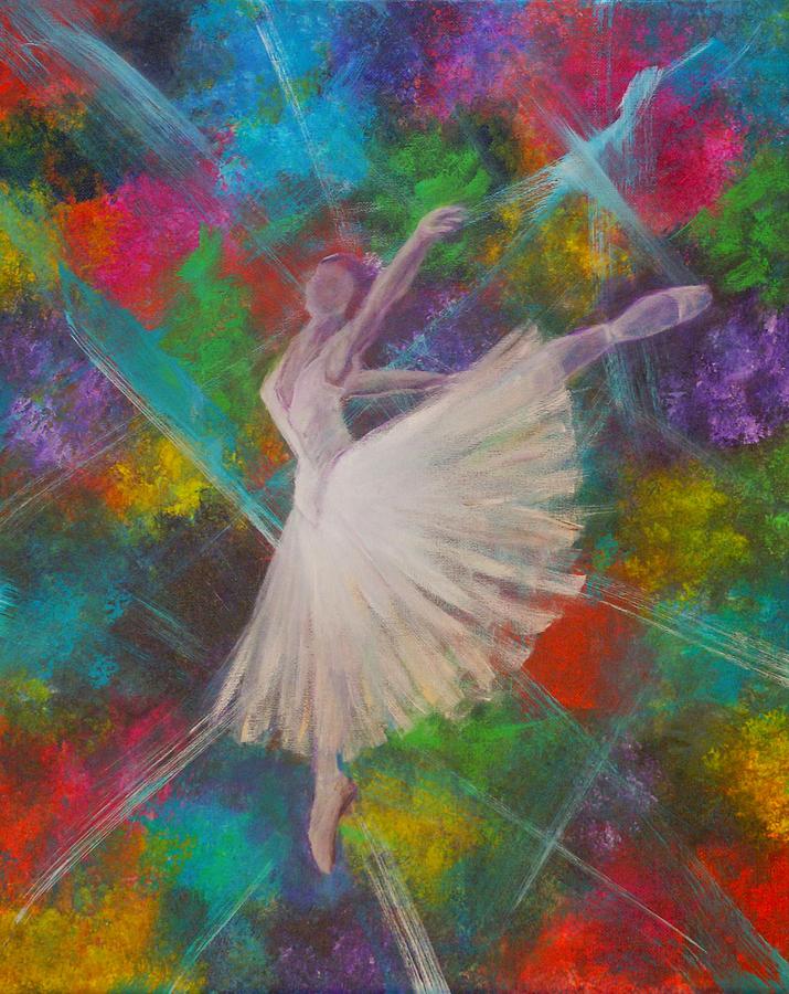 Leap Into Color Painting by The Art With A Heart By Charlotte Phillips