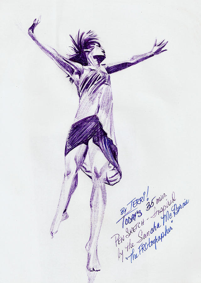 Leaps and Bounds Drawing by Terri Meredith
