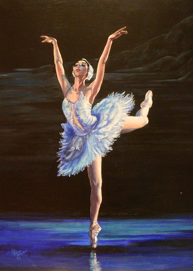 Ballet Painting - Learning to fly by Maren Kunnas