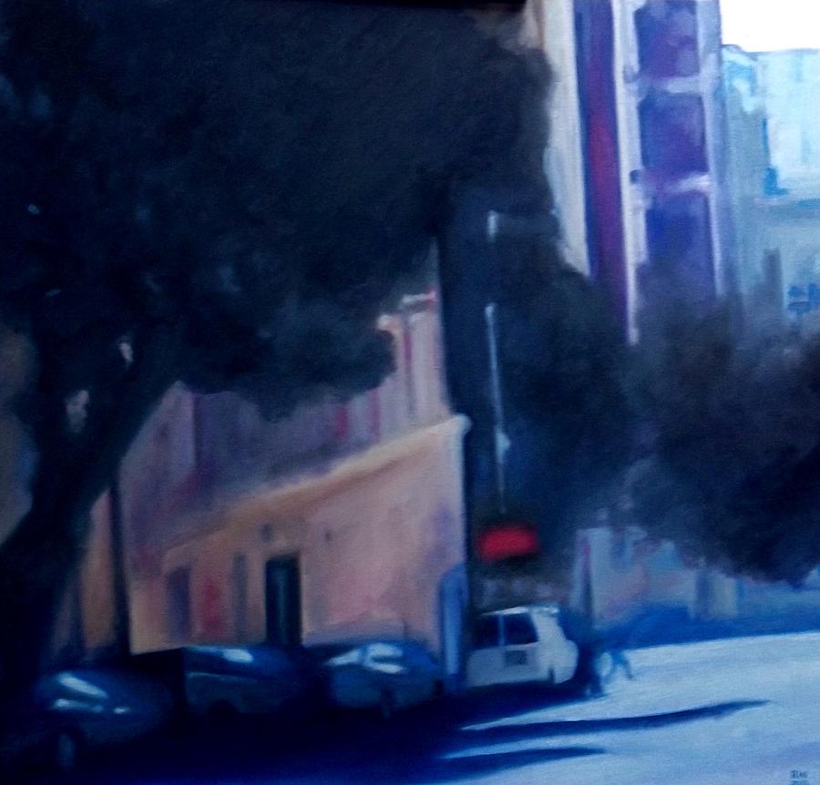 San Francisco Painting - Leavenworth Street by Richard Weinberger