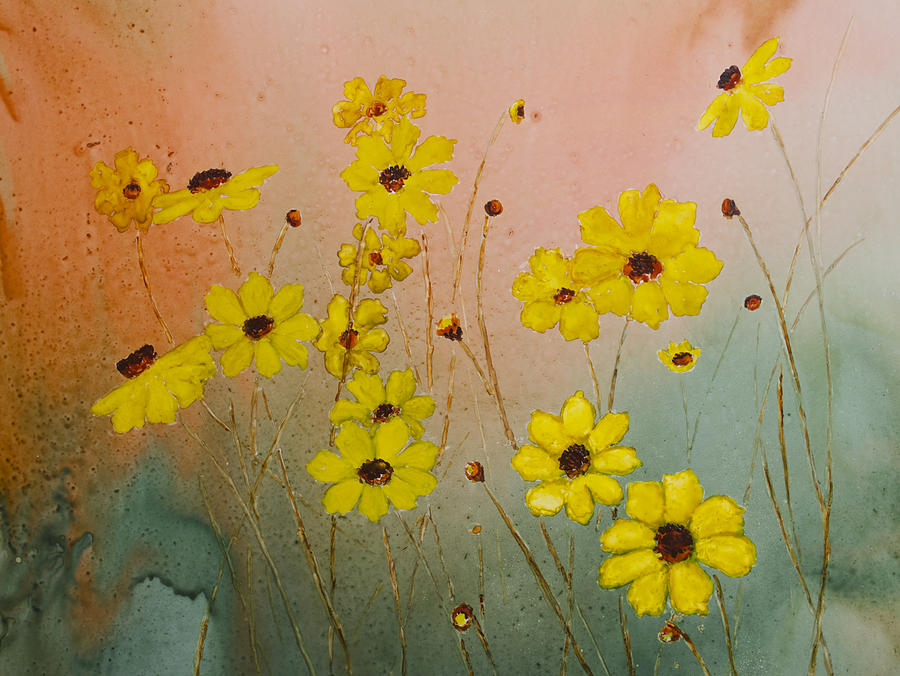 Floral Painting - Leavenworths Tickweed by Patricia Beebe