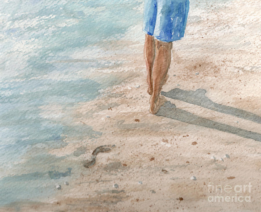 Leaving Footprints Painting by Alice Brunner - Fine Art America