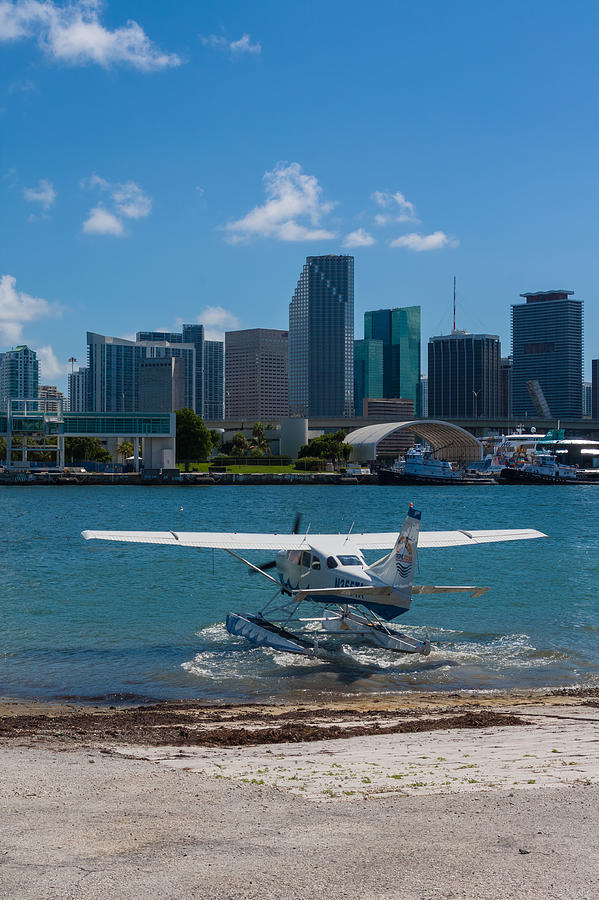 Leaving Miami Seaplane Base Photograph by Ed Gleichman