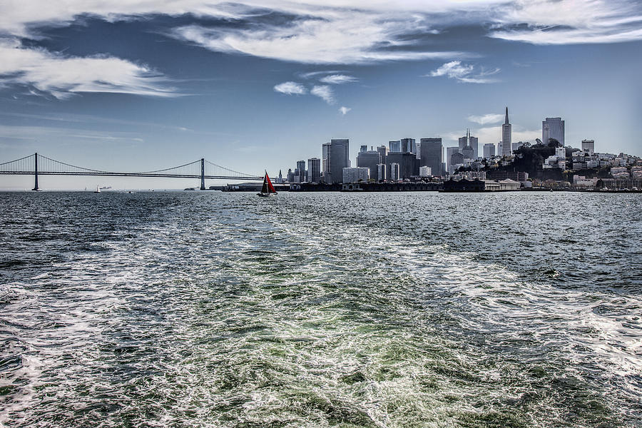 Leaving San Francisco Photograph by Diana Powell
