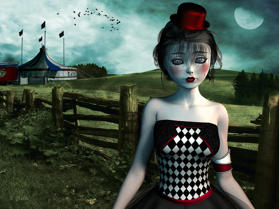 Leaving the circus Mixed Media by Britta Glodde