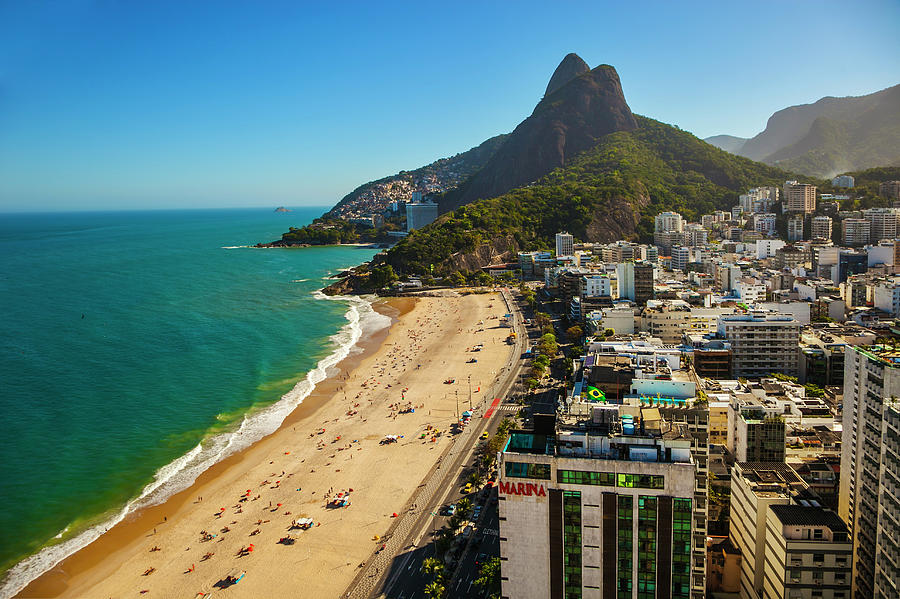 Leblon Beach In Rio De Janeiro Photograph by Gonzalo Azumendi