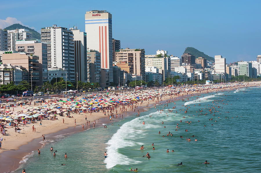 Leblon Beach, Rio De Janeiro, Brazil by Gabrielle & Michel Therin-weise ...