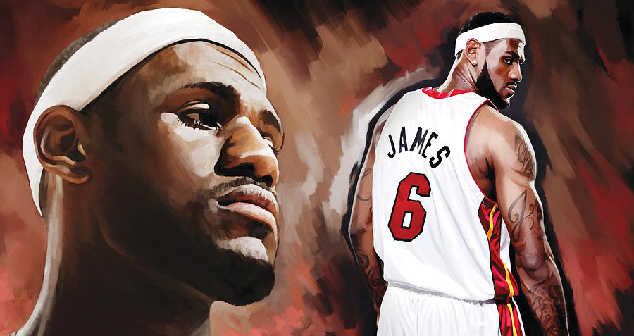 Lebron James  Lebron james painting, Lebron james art, Lebron james