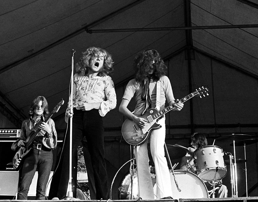 Led Zeppelin Bath Festival 1969 Photograph by Chris Walter