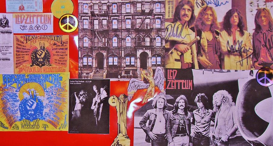 Led Zeppelin Collage Number Two Photograph by Donna Wilson