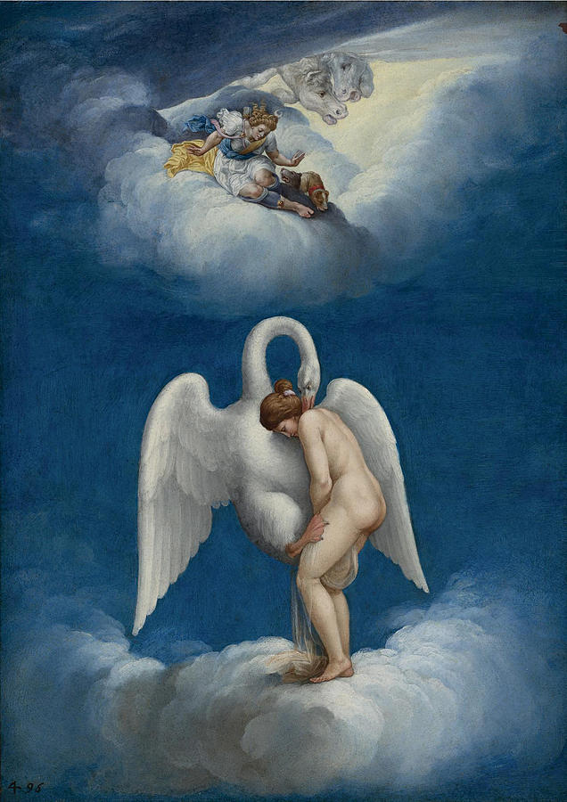 Leda and the Swan Painting by Lelio Orsi