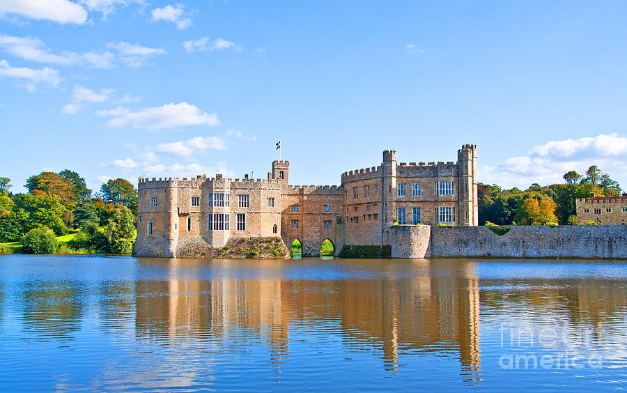 Leeds Castle Reflections 3 Photograph by Chris Thaxter