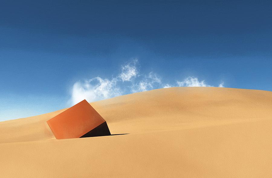 Desert Digital Art - Left Behind by Richard Rizzo