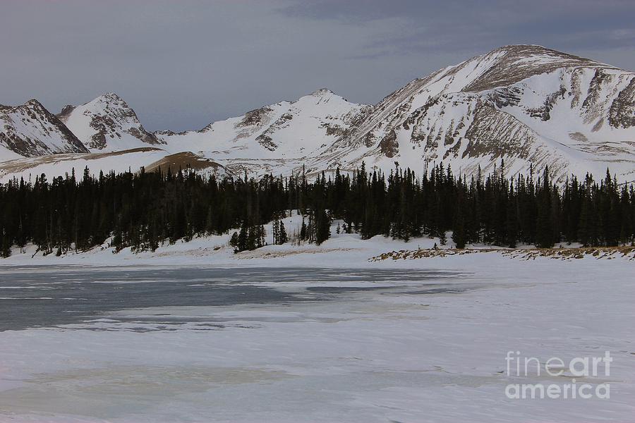 Lefthand Reservoir Winter Photograph by Tonya Hance