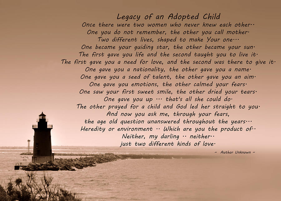 Legacy Of An Adopted Child Mixed Media