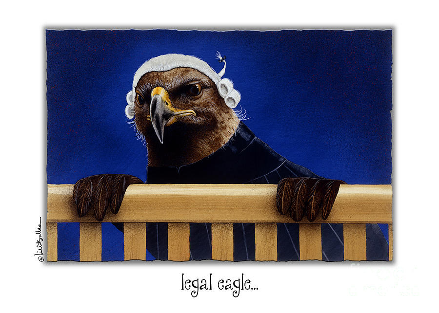 Will Bullas Painting - Legal Eagle... by Will Bullas