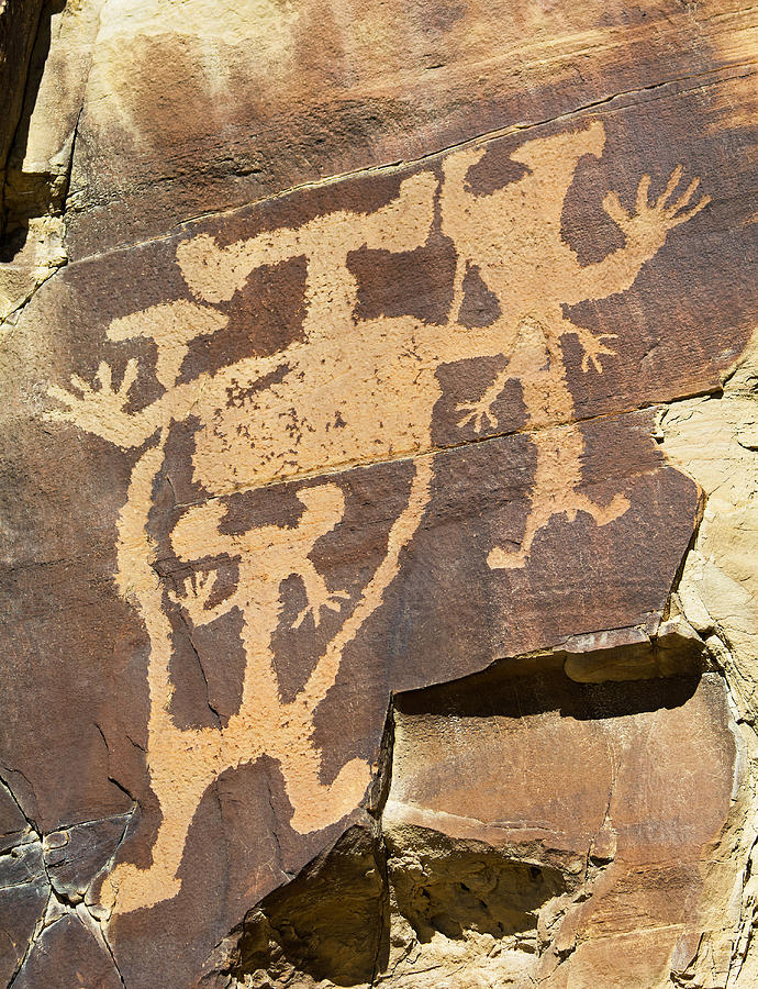 Legend Rock Petroglyphs Photograph by Millard H. Sharp