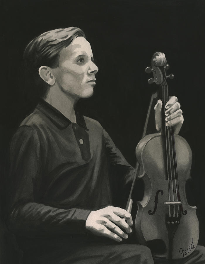 Legendary Violinist Painting by Ferrel Cordle