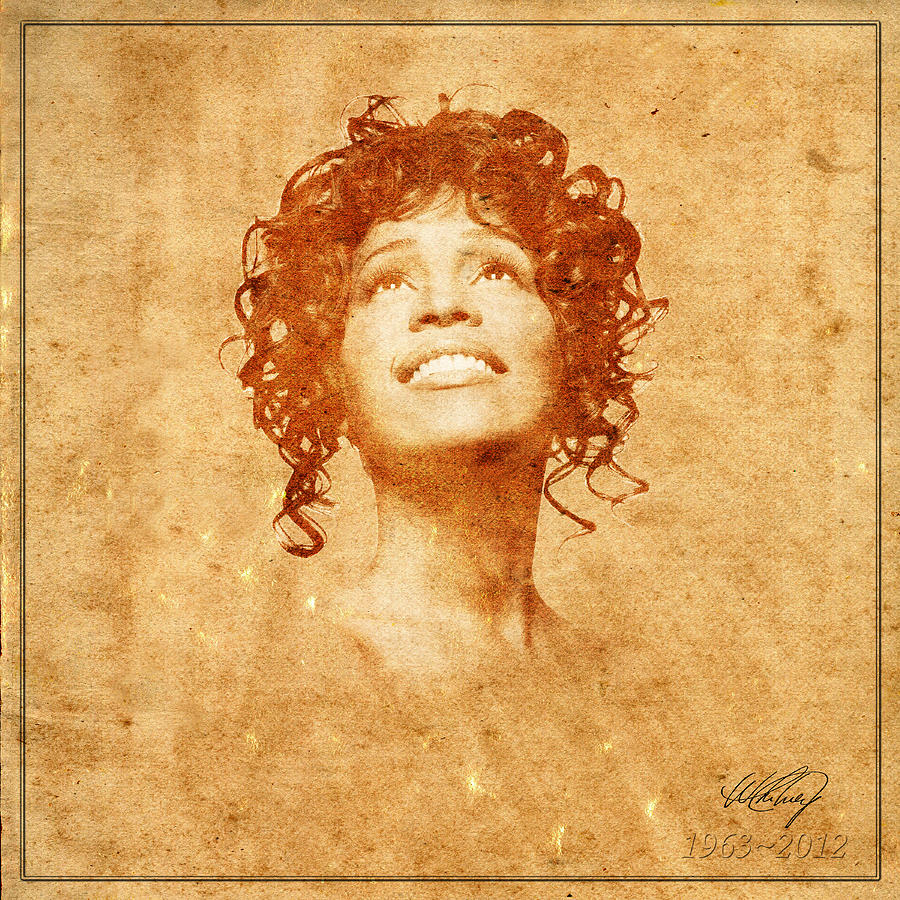 Whitney Houston Photograph - Legends 8 by Andrew Fare