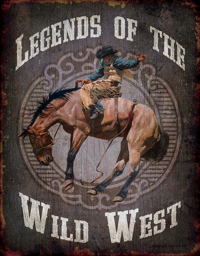 Legends of the Wild West Painting by JQ Licensing
