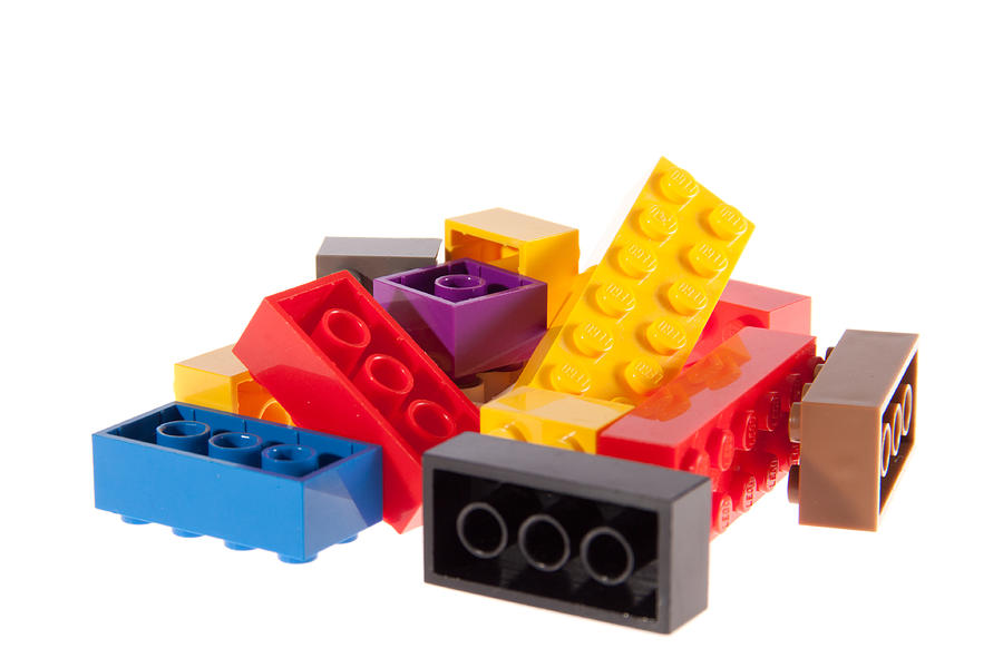 Lego Bricks Photograph by Moniaphoto