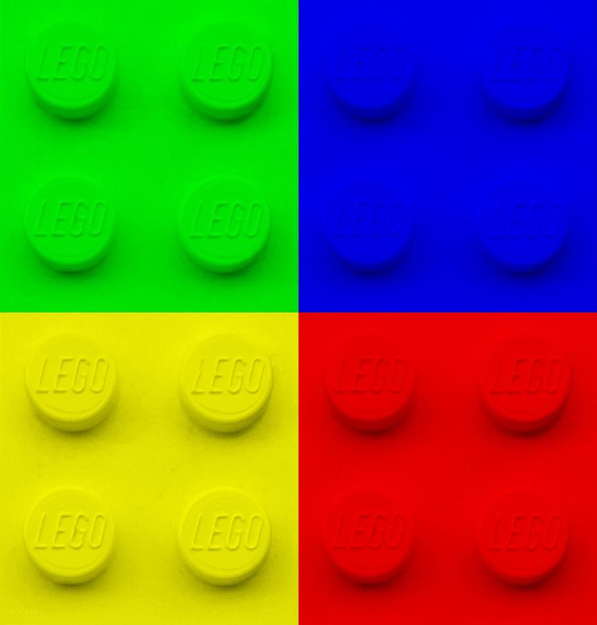Toy Photograph - Lego Colors by Rob Hans